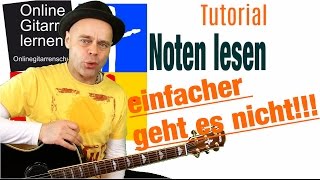 Noten lesen auf der Gitarre - Gitarre Lernen Online ...